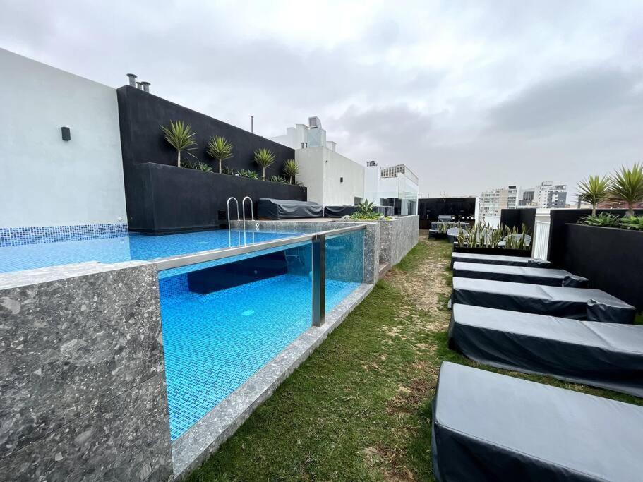Luxury Apartment In Miraflores With Rooftop Pool ลิมา ภายนอก รูปภาพ
